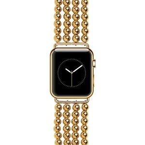 BaubleBar Gold Beaded Multi-Strand Bracelet Watch Band